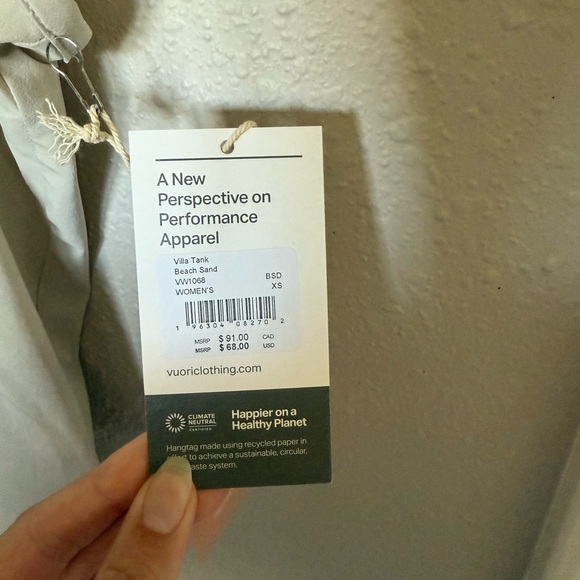 Vuori Villa Tank in Beach Sand - Picture 5 of 7